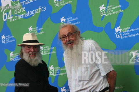 30_08_2007 - VENICE - 64TH FILM FESTIVAL - FILM INTOLERANCE  JACQUES POITRAT, ANTOINE DUHAMEL ©Graziano Arici/Rosebud2