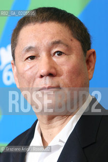 30_08_2007 - VENICE - 64TH FILM FESTIVAL - FILM KANTOKU BANZAI! GLORY OF THE FILMMAKER! - THE DIRECTOR TAKESHI KITANO. ©Graziano Arici/Rosebud2