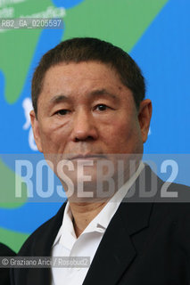 30_08_2007 - VENICE - 64TH FILM FESTIVAL - FILM KANTOKU BANZAI! GLORY OF THE FILMMAKER! - THE DIRECTOR TAKESHI KITANO. ©Graziano Arici/Rosebud2