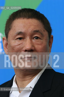 30_08_2007 - VENICE - 64TH FILM FESTIVAL - FILM KANTOKU BANZAI! GLORY OF THE FILMMAKER! - THE DIRECTOR TAKESHI KITANO. ©Graziano Arici/Rosebud2