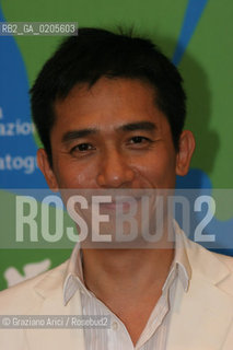 30_08_2007 - VENICE - 64TH FILM FESTIVAL - FILM FILM LUST, CAUTION .THE ACTOR TONY LEUNG ©Graziano Arici/Rosebud2