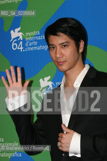 30_08_2007 - VENICE - 64TH FILM FESTIVAL - FILM FILM LUST, CAUTION .THE ACTOR WANG LEEHOM ©Graziano Arici/Rosebud2