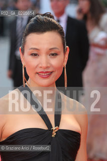 30_08_2007 - VENICE - 64TH FILM FESTIVAL - RED CARPET FILM LUST, CAUTION THE ACTRESS JOAN CHEN ©Graziano Arici/Rosebud2