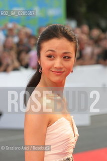 30_08_2007 - VENICE - 64TH FILM FESTIVAL - RED CARPET FILM LUST, CAUTION THE ACTRESS TANG WEI ©Graziano Arici/Rosebud2