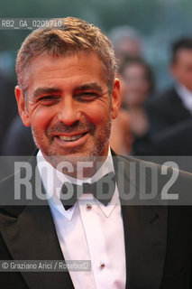 31_08_2007 - VENICE - 64TH FILM FESTIVAL - RED CARPET FILM MICHAEL CLAYTON THE ACTOR GEORGE CLOONEY . ©Graziano Arici/Rosebud2