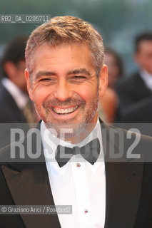31_08_2007 - VENICE - 64TH FILM FESTIVAL - RED CARPET FILM MICHAEL CLAYTON THE ACTOR GEORGE CLOONEY . ©Graziano Arici/Rosebud2
