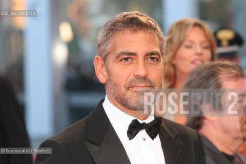 31_08_2007 - VENICE - 64TH FILM FESTIVAL - RED CARPET FILM MICHAEL CLAYTON  THE ACTOR GEORGE CLOONEY   ©Graziano Arici/Rosebud2