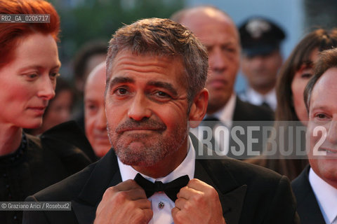 31_08_2007 - VENICE - 64TH FILM FESTIVAL - RED CARPET FILM MICHAEL CLAYTON  THE ACTOR GEORGE CLOONEY   ©Graziano Arici/Rosebud2