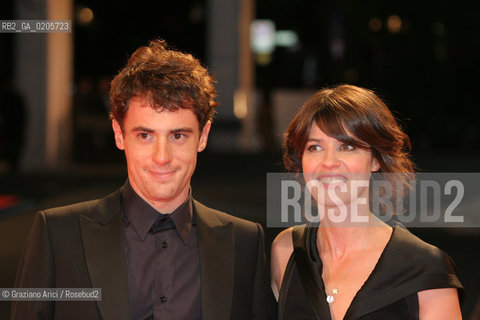 31_08_2007 - VENICE - 64TH FILM FESTIVAL - .RED CARPET FILM NESSUNA QUALITA AGLI EROI THE ACTORS ELIO GERMANO, IRENE JACOB ©Graziano Arici/Rosebud2