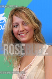 01_09_2007 - VENICE - 64TH FILM FESTIVAL - FILM LES AMOURS DASTREE ET CELADON THE ACTRESS STEPHANIE CRAYENCOUR ©Graziano Arici/Rosebud2