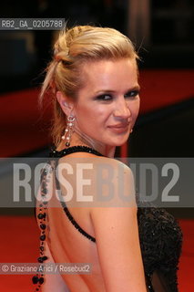 01_09_2007 - VENICE - 64TH FILM FESTIVAL - RED CARPET  FILM ITS A FREE WORLD... THE ACTRESS KIERSTON WAREING ©Graziano Arici/Rosebud2