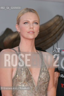 01_09_2007 - VENICE - 64TH FILM FESTIVAL - RED CARPET - FILM IN THE VALLEY OF ELAH THE ACTRESS CHARLIZE THERON ©Graziano Arici/Rosebud2