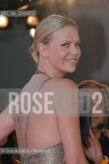 01_09_2007 - VENICE - 64TH FILM FESTIVAL - RED CARPET - FILM IN THE VALLEY OF ELAH THE ACTRESS CHARLIZE THERON ©Graziano Arici/Rosebud2