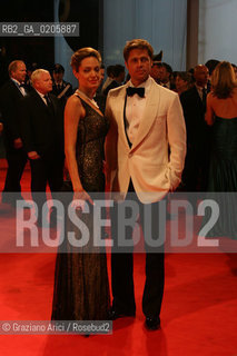 02_09_2007 - VENICE - 64TH FILM FESTIVAL - FILM THE ASSASINATION OF JESSE JAMES BY THE COWARD ROBERT FORD - BRAD PITT AND ANGIOLINA JOLIE ©Graziano Arici/Rosebud2