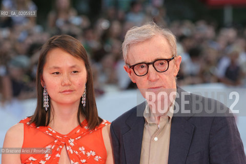 02_09_2007 - VENICE - 64TH FILM FESTIVAL - RED CARPET FILM CASSANDRAS DREAM - THE DIRECTOR WOODY ALLEN WITH HIS WIFE SOON-YI PREVIN ©Graziano Arici/Rosebud2