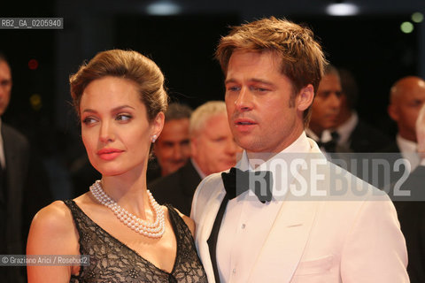 02_09_2007 - VENICE - 64TH FILM FESTIVAL - FILM THE ASSASINATION OF JESSE JAMES BY THE COWARD ROBERT FORD - BRAD PITT AND ANGELINA JOLIE ©Graziano Arici/Rosebud2