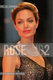 02_09_2007 - VENICE - 64TH FILM FESTIVAL - FILM THE ASSASINATION OF JESSE JAMES BY THE COWARD ROBERT FORD -  ANGELINA JOLIE ©Graziano Arici/Rosebud2