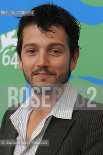 03_09_2007 - VENICE - 64TH FILM FESTIVAL - FILM COCHOCHI DIRECTOR DIEGO LUNA ©Graziano Arici/Rosebud2