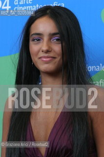 03_09_2007 - VENICE - 64TH FILM FESTIVAL - FILM LA GRAINE ET LE MULET - ACTRESS HAFSIA HERZI ©Graziano Arici/Rosebud2