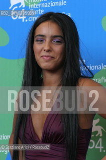 03_09_2007 - VENICE - 64TH FILM FESTIVAL - FILM LA GRAINE ET LE MULET - ACTRESS HAFSIA HERZI ©Graziano Arici/Rosebud2