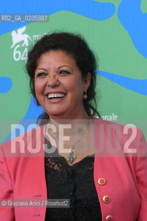 03_09_2007 - VENICE - 64TH FILM FESTIVAL - FILM LA GRAINE ET LE MULET - ACTRESS BOURAOUIA MARZOUK. ©Graziano Arici/Rosebud2