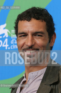 03_09_2007 - VENICE - 64TH FILM FESTIVAL - FILM LA GRAINE ET LE MULET - ACTOR OLIVIER LOUSTAU ©Graziano Arici/Rosebud2