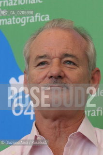 03_09_2007 - VENICE - 64TH FILM FESTIVAL - FILM THE DARJEELING LIMITED ACTOR BILL MURRAY ©Graziano Arici/Rosebud2