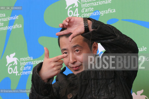 03_09_2007 - VENICE - 64TH FILM FESTIVAL - FILM WUYONG (USELESS) - DIRECTOR JIA ZHANGKE. ©Graziano Arici/Rosebud2