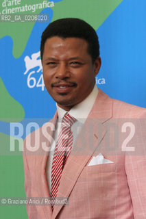 03_09_2007 - VENICE - 64TH FILM FESTIVAL - FILM THE HUNTING PARTY - ACTOR TERRENCE HOWARD ©Graziano Arici/Rosebud2