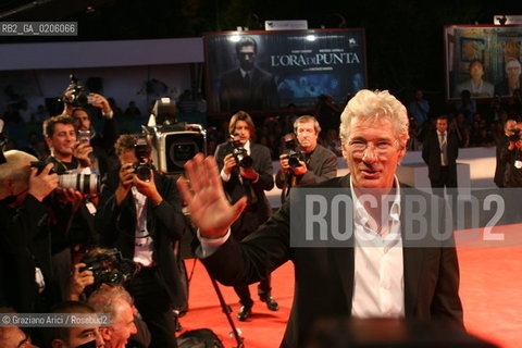03_09_2007 - VENICE - 64TH FILM FESTIVAL - RED CARPET FILM THE HUNTING PARTY - ACTOR RICHARD GERE ©Graziano Arici/Rosebud2