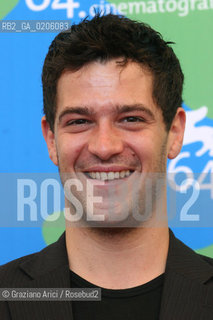 04_09_2007 - VENICE - 64TH FILM FESTIVAL - FILM EXODUS THE ACTOR DANIEL PERCIVAL  ©Graziano Arici/Rosebud2