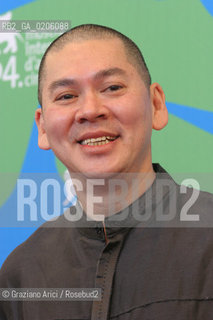 04_09_2007 - VENICE - 64TH FILM FESTIVAL - FILM BANGBANG WO AISHEN (HELP ME EROS) - THE PRODUCER TSAI MING LIANG ©Graziano Arici/Rosebud2