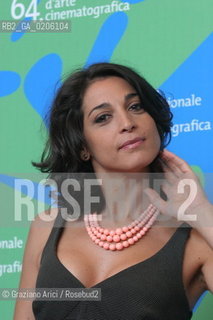 04_09_2007 - VENICE - 64TH FILM FESTIVAL - FILM IL DOLCE E LAMARO THE ACTRESS DONATELLA FINOCCHIARO ©Graziano Arici/Rosebud2