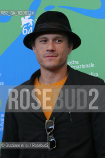 04_09_2007 - VENICE - 64TH FILM FESTIVAL - FILM IM NOT THERE THE ACTOR HEATH LEDGER . ©Graziano Arici/Rosebud2