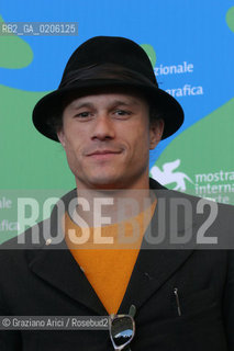 04_09_2007 - VENICE - 64TH FILM FESTIVAL - FILM IM NOT THERE THE ACTOR HEATH LEDGER . ©Graziano Arici/Rosebud2
