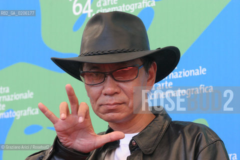 05_09_2007 - VENICE - 64TH FILM FESTIVAL - FILM SUKIYAKI WESTERN DJANGO - THE DIRECTOR MIIKE TAKASHI ©Graziano Arici/Rosebud2