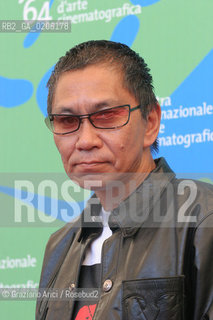 05_09_2007 - VENICE - 64TH FILM FESTIVAL - FILM SUKIYAKI WESTERN DJANGO - THE DIRECTOR MIIKE TAKASHI ©Graziano Arici/Rosebud2