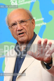 06_09_2007 - VENICE - 64TH FILM FESTIVAL - FILM DIE STILLE VOR BACH (THE SILENCE BEFORE BACH) - THE DIRECTOR PERE PORTABELLA  ©Graziano Arici/Rosebud2