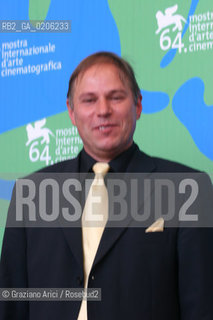 06_09_2007 - VENICE - 64TH FILM FESTIVAL - FILM DIE STILLE VOR BACH (THE SILENCE BEFORE BACH) - THE ACTOR CHRISTIAN BREMBECK. ©Graziano Arici/Rosebud2