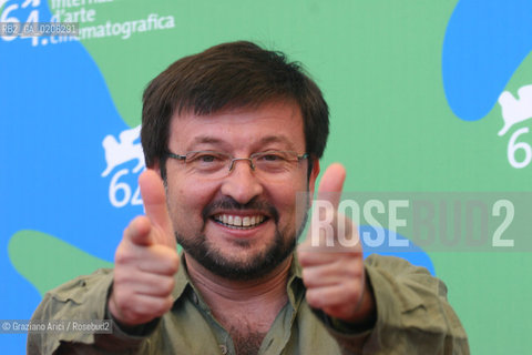 07_09_2007 - VENICE - 64TH FILM FESTIVAL - FILM ANABAZYS - JOEL PIZZINI DIRECTOR ©Graziano Arici/Rosebud2