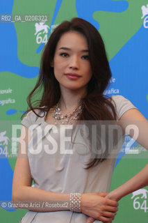 08_09_2007 - VENICE - 64TH FILM FESTIVAL - FILM TIANTANG KOU THE ACTRESS SHU QI ©Graziano Arici/Rosebud2