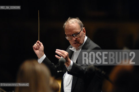 VENICE 10/09/07 - CONCERT IN ST.MARKS SQUARE OF THE COMPONIST ENNIO MORRICONE ©Graziano Arici/Rosebud2 MUSICA COMPOSITORE OSCAR