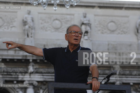 VENICE 11/09/07 - CONCERT IN ST.MARKS SQUARE OF THE COMPONIST ENNIO MORRICONE ©Graziano Arici/Rosebud2 MUSICA COMPOSITORE OSCAR