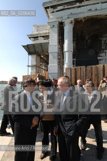 VENICE 20/09/07 - CERIMONY OF CONSIGNEMENT OF THE PUNTA DELLA DOGANA TO FRANCOIS PINAULT TO BUILD THE NEW ART CONTEMPORANY MUSEUM IN VENICE WITH THE ARCHITECT TADAO ANDO AND THE MAYOR MASSIMO CACCIARI ©Graziano Arici/Rosebud2 ARTE