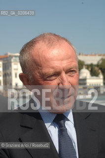 VENICE 20/09/07 - CERIMONY OF CONSIGNEMENT OF THE PUNTA DELLA DOGANA TO FRANCOIS PINAULT TO BUILD THE NEW ART CONTEMPORANY MUSEUM IN VENICE WITH THE ARCHITECT TADAO ANDO AND THE MAYOR MASSIMO CACCIARI ©Graziano Arici/Rosebud2 ARTE