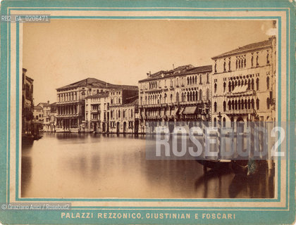 -VENEZIA, EDIZIONI TESTOLINI, PALAZZO REZZONICO, GIUSTINIAN E FOSCARI, SENZA DATA. STAMPA ALLALBUMINA INCOLLATA SU CARTONE CONTENUTA NELLALBUM A SOFFIETTO RICORDO DI VENEZIA, CM 15,3X11,7  ©ARCHIVIO Graziano Arici/Rosebud2  FOTOANTICHE.-VENICE, EDIZIONI TESTOLINI, PALAZZO REZZONICO, GIUSTINIAN E FOSCARI, UNDATED. ALBUMEN PHOTOGRAPH MOUNTED ON CARDBOARD IN THE ALBUM RICORDO DI VENEZIA, CM 15,3X11,7 ©Graziano Arici / rosebud2