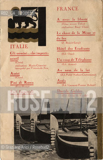 -VENEZIA, SENZA INDICAZIONE DAUTORE, PREMIERE EXPOSITION INTERNATIONALE DE LART CINEMATOGRAPHIQUE - 16 SOIREES DE PROJECTIONS A LEXCELSIOR FILMS INEDITS  6-21 AOUT - XVIII ESPOSIZIONE INTERNAZIONALE DARTE VENEZIA 1932, SENZA DATA.  CATALOGO DELLA MOSTRA DEL CINEMA, CM 12X18,5 ©ARCHIVIO Graziano Arici/Rosebud2  FOTOANTICHE.-VENICE, NO AUTHORS INDICATION, PREMIERE EXPOSITION INTERNATIONALE DE LART CINEMATOGRAPHIQUE - 16 SOIREES DE PROJECTIONS A LEXCELSIOR FILMS INEDITS  6-21 AOUT - XVIII ESPOSIZIONE INTERNAZIONALE DARTE VENEZIA 1932, UNDATED. CATALOGO DELLA MOSTRA DEL CINEMA, CM 12X18,5  ©Graziano Arici / rosebud2  .