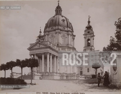-TORINO, SENZA INDICAZIONE DAUTORE, CHIESA REALE DI SUPERGA, SENZA DATA. STAMPA ALLALBUMINA INCOLLATA SU CARTONE, CM 25X19,5 CONTENUTE ALLINTERNO DELLALBUM H.F.M.H FROM T.H.H.-IN REMEBRANCE OF A PLEASANT TOUR SEPTEMBER 22nd NOVEMBER15th 1888 DUBLINO. ©ARCHIVIO Graziano Arici/Rosebud2  FOTOANTICHE.-TURIN, NO AUTHORS INDICATION, CHIESA REALE DI SUPERGA, UNDATED. ALBUMEN PHOTOGRAPH MOUNTED ON CARDBOARD, CM 25X19,5 ©Graziano Arici/Rosebud2 