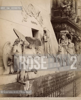 -VENEZIA, PAOLO SALVIATI, MONUMENTO A CANOVA PRESO IN SCORCIO NELLA CHIESA DEI FRARI, SENZA DATA. STAMPA ALLALBUMINA INCOLLATA SU CARTONE, CM 19,7X24,3 ©ARCHIVIO Graziano Arici/Rosebud2  FOTOANTICHE.-VENICE, PAOLO SALVIATI, MONUMENTO A CANOVA PRESO IN SCORCIO NELLA CHIESA DEI FRARI, UNDATED. ALBUMEN PHOTOGRAPH MOUNTED ON CARDBOARD, CM 19,7X24,3 ©Graziano Arici / rosebud2