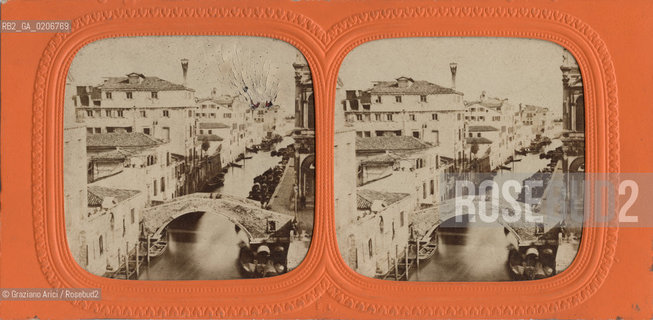 -ROMA, SENZA INDICAZIONE DAUTORE, RIO DEI MENDICANTI CON FUOCO VISIBILE DURANTE LA VISIONE NOTTE, SENZA DATA. POSITIVO ALLALBUMINA MONTATO SU CARTONE, FOTOGRAFIA DIAFANOSTEREOSCOPICA, CM 17,4X8,5  ©ARCHIVIO Graziano Arici/Rosebud2  FOTOANTICHE.-ROME, NO AUTHORS INDICATION, RIO DEI MENDICANTI WITH FIRE VISIBLE DURING NIGHT VISION, UNDATED. ALBUMEN POSITIVE MOUNTED ON CARDBOARD, DIAFANOSTEREOSCOPICAL PHOTOGRAPH CM 17,4X8,5 ©Graziano Arici / rosebud2 .